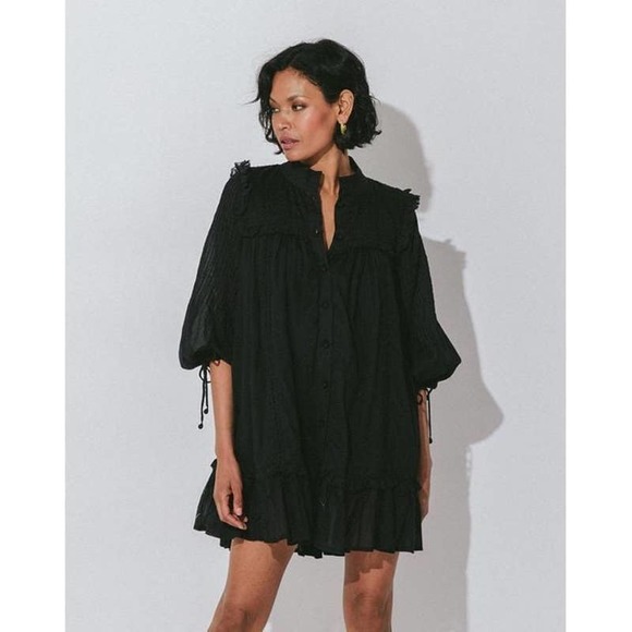 Cleobella Dresses & Skirts - Cleobella Abby Mini Dress in Black S